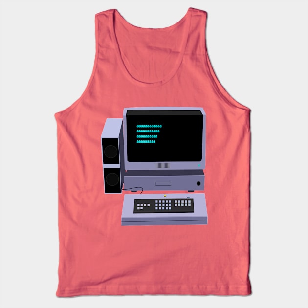 Old Computer Tank Top by momomoma